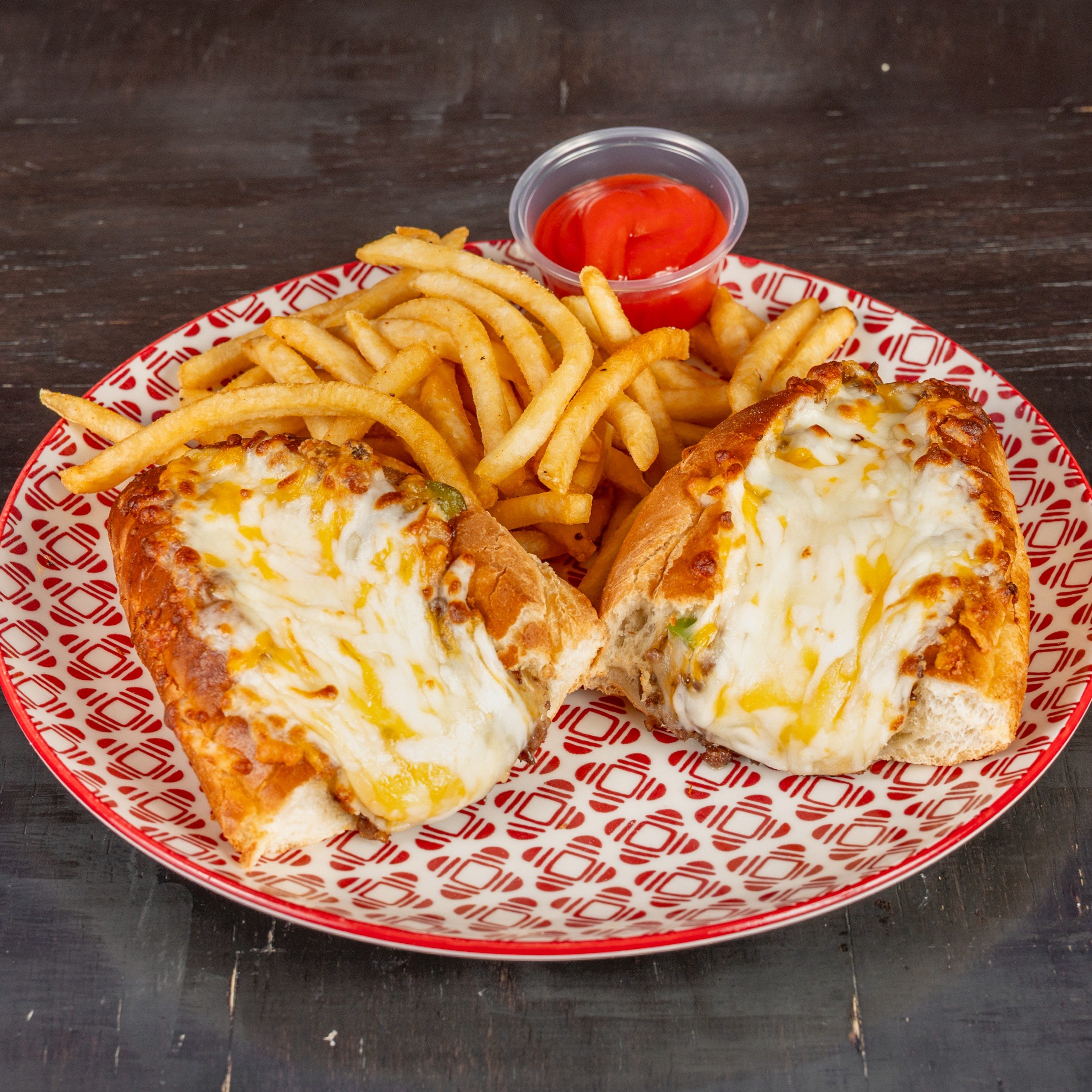 #3 Philly Cheesesteak & Fries Lunch Special.