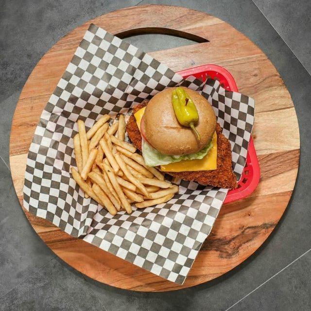 Spicy Chicken Sandwich & Fries.